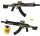  Airsoft Rifle Machine Gun Ballistic Laser Troy Replica Imitation Weapon