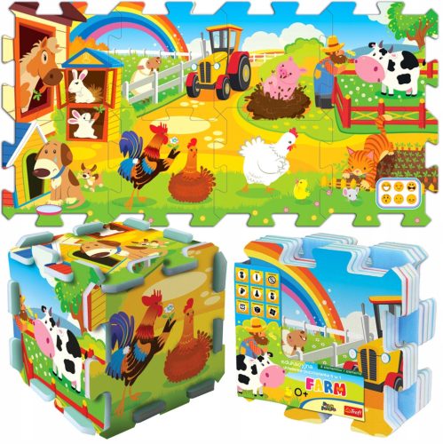  Educational puzzle Puzzlopianka Farm 60697