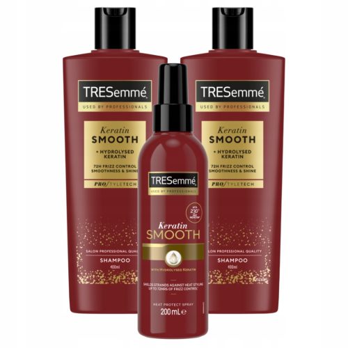  Tresemme Keratin Shampoo 2x400 ml + Tresemme Keratin Spray 200 ml gratis