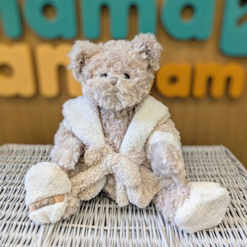  Sir Hamilton Teddy Bear in a Bathrobe, 40 cm (Bukowski Design)