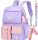 Kids School Backpack in Beautiful Pastel Colors with Unicorn Pen & Charm Bonus