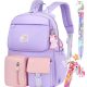 Kids School Backpack in Beautiful Pastel Colors with Unicorn Pen & Charm Bonus