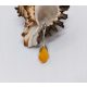  Pendant with natural amber silver 925