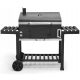  LARGE CHARCOAL GRILL EL FUEGO ONTARIO XXL CAST IRON GRID CHIMNEY FOLDABLE SHELVES