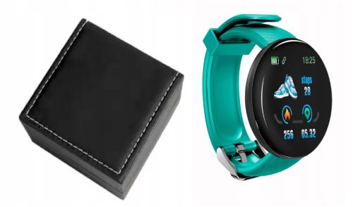  SMARTWATCH WATCH IN A BOX CASE TURQUOISE GIFT