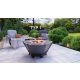  Folding hexagonal grill fire pit
