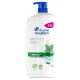  Head Shoulders Menthol Fresh Daily Anti-Schuppen-Shampoo 800 ml mit Pumpe