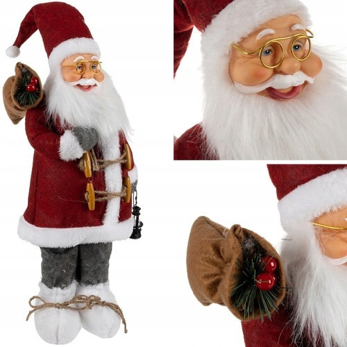  Santa Claus for Christmas, festive figure, large, 45 cm, ornament, decoration, XL