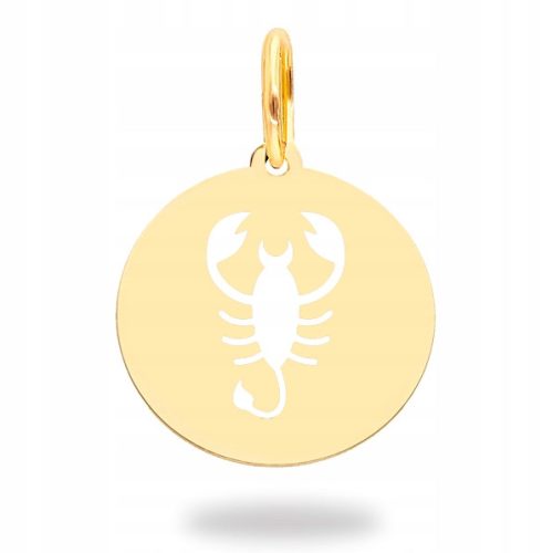  Gold pendant SCORPIO PR.585 ZODIAC SIGN