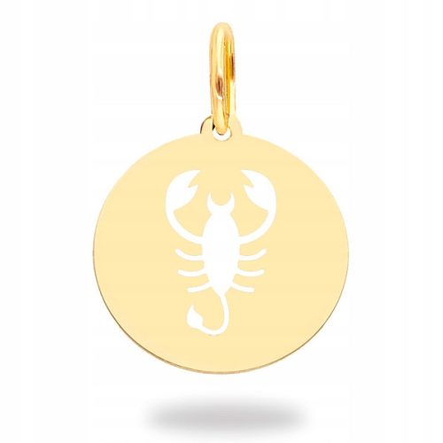 Gold pendant SCORPIO PR.585 ZODIAC SIGN