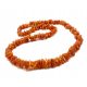  UNCUTTLED AMBER NECKLACE