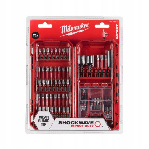  Set of impact bits 70-piece Milwaukee PACKOUT