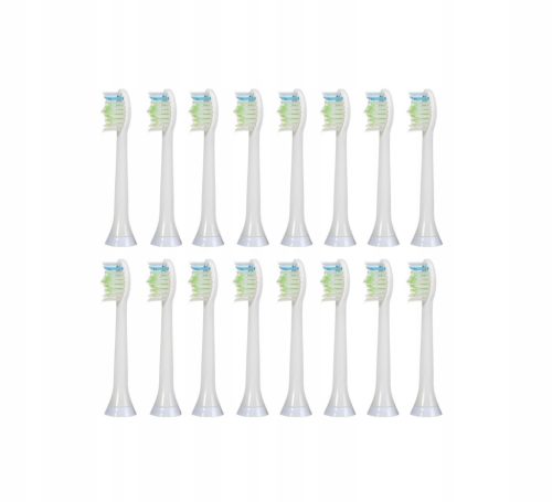  Set of 16 replacement toothbrushes, compatible with Philips Sonicare