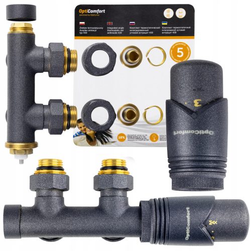  Idmar OPTAZDUOA.444 straight thermostatic set