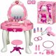  LARGE DRESSING TABLE TABLE FOR GIRL PINK COSMETIC BAG ACCESSORIES XL SET