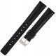  TEKLA KQ10 - 16mm - Crocodile - BLACK - Leather watch strap