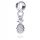  FRUIT PINEAPPLE Silver charm pendant for modular bracelets silver 925