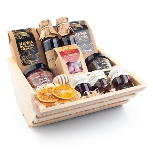  PREMIUM gift set LARGE coffee nuts honey unique gift