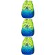 Jerry 21L Football 2T School Backpack in Yellow & Blue with Bottle Pockets