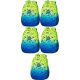 Jerry 21L Football 2T School Backpack in Yellow and Blue