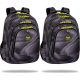 CoolPack Youth Sporty 3D School Backpack - Black