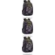CoolPack Youth Sports School Backpack, Multi-Compartment 3D Design, Black