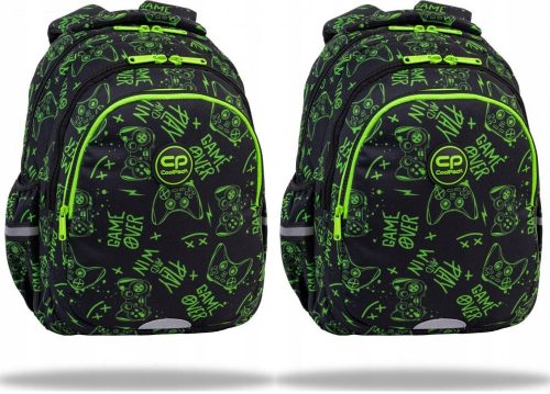 Game Night Black Neon Jerry 21L School Backpack - CoolPack