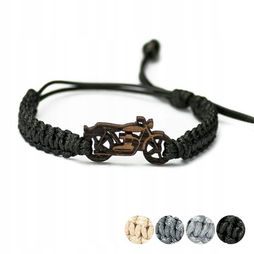  Harley Merbau Braided Wooden Bracelet