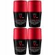 Vichy Homme Clinical Control 96H Roll-On Antiperspirant, 4-Pack