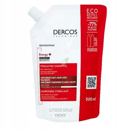 Vichy Dercos Energy+ REFILL Anti-Hair Loss Shampoo 500ml