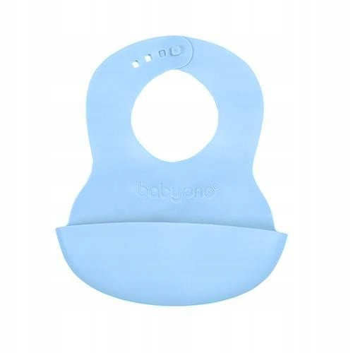  Babyono silicone bib Shades of blue 1 pc.