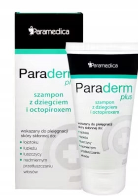 Paraderm Plus Anti-Dandruff Shampoo with Birch Tar and Piroctone Olamine, 150 ml