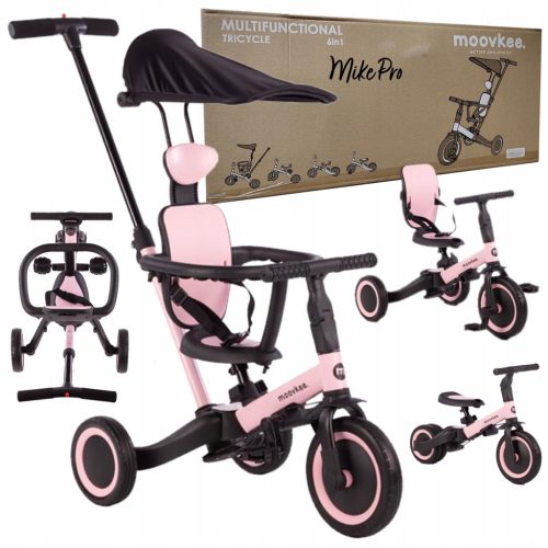  BALANCE TRICYCLE 6in1 MOOVKEE MIKE PRO canopy GUIDE belts