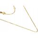  Gold chain 585 DIAMOND ANKER WEAVE 45cm fashionable weave for a gift