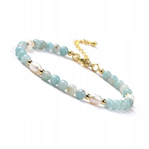  Freshwater Pearl Amazonite Bracelet