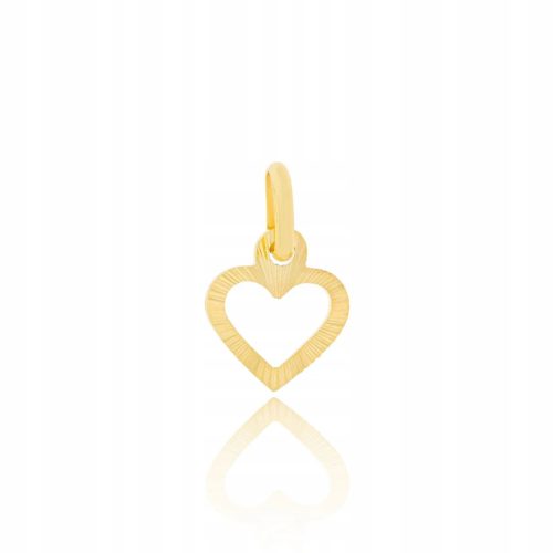  Gold pendant diamond heart pr. 333