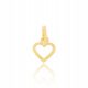  Gold pendant diamond heart pr. 333