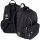 Classic Black Vintage BP76 Dual-Compartment School Backpack