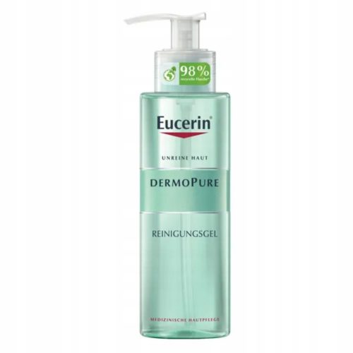 Eucerin DermoPure Cleansing Gel for Face and Body, 400ml for Blemish-Prone Skin