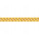  Gold chain 585 PANCERKA WEAVE 50CM 1.40g for a child Baptism Communion