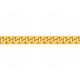  Gold chain 585 PANCERKA WEAVE 50CM 1.40g for a child Baptism Communion