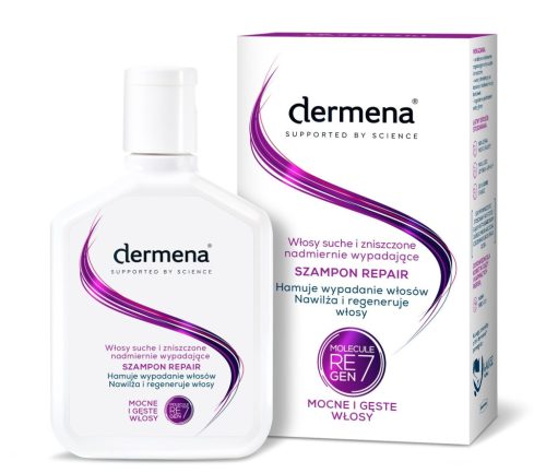 Dermena Repair Shampoo for Dry, Damaged and Thinning Hair, 200ml