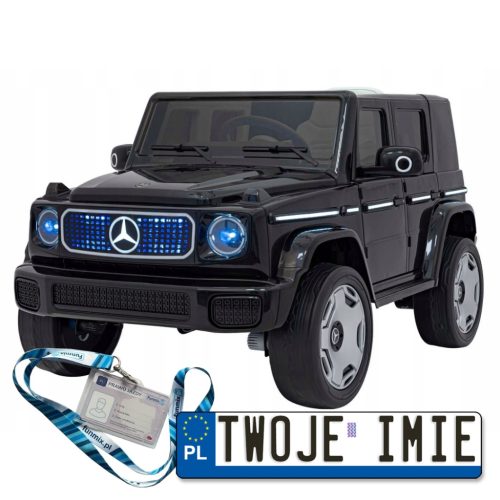  BATTERY POWERED VEHICLE MERCEDES BENZ EQG EVA LEATHER MP3 BLUETOOTH SEAT BELT