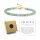  Women's bracelet with AVENTURINE clasp, natural stones + box