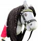  Hobby Horse A3 "Silver Shadow" gray + halter, reins + RUG in a SET