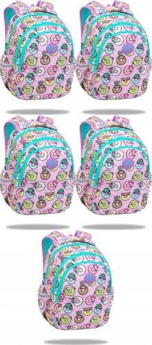 CoolPack Joy S Happy Donuts - Lightweight and Durable Backpack for Girls