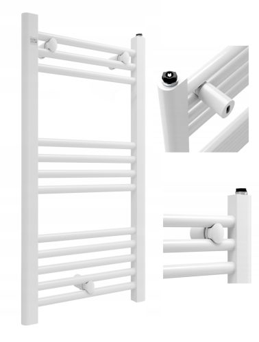  Granitan 273 W 400 x 800 mm white water bathroom radiator