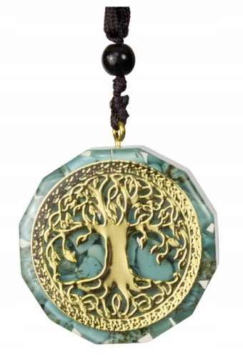  NECKLACE PENDANT TURQUOISE TREE OF LIFE COPPER GIFT