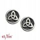  TRIQUETRA SILVER EARRINGS CELTIC KNOT