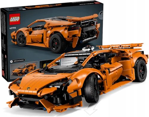  LEGO Technic 42196 Orange Lamborghini Huracan Tecnica